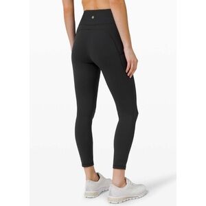 LULULEMON Black Invigorate High Rise Tight 25”